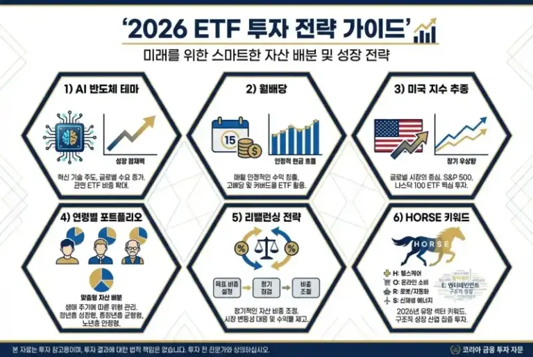 2026년 ETF 투자 어떻게? 수익률 극대화 전략 완벽 가이드