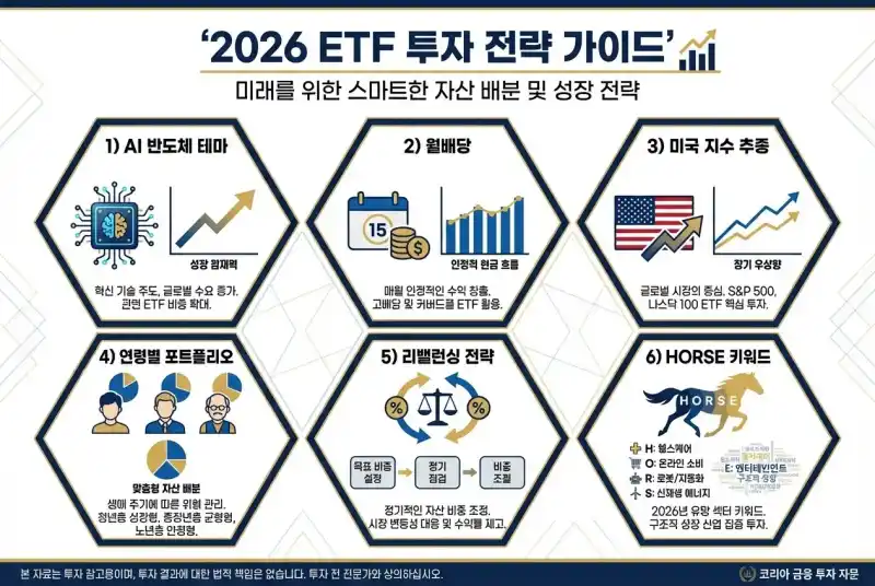 2026년 ETF 투자 어떻게? 수익률 극대화 전략 완벽 가이드