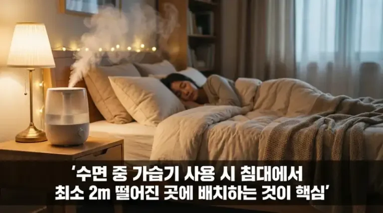 가습기 켜고 자도 괜찮을까? 3년째 매일 틀고 자는 사람의 솔직 건강 후기