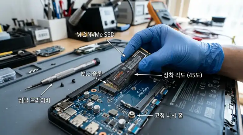 노트북 SSD 업그레이드 직접 하는 법