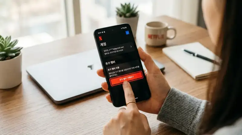 넷플릭스 공유 계정 만드는 법
