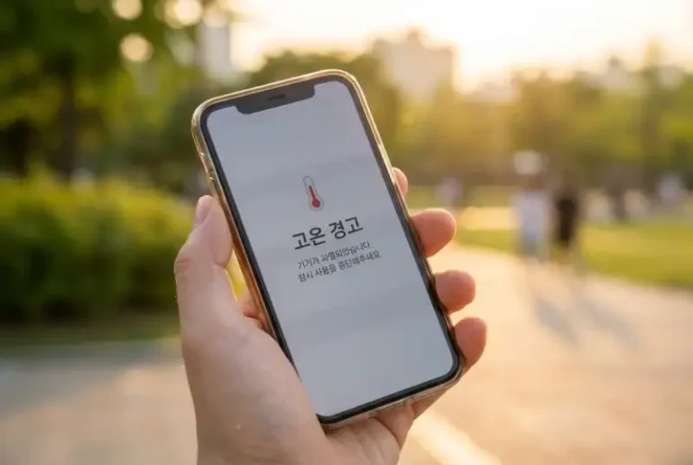 폰이 손에 못 쥘 만큼 뜨거웠던 날