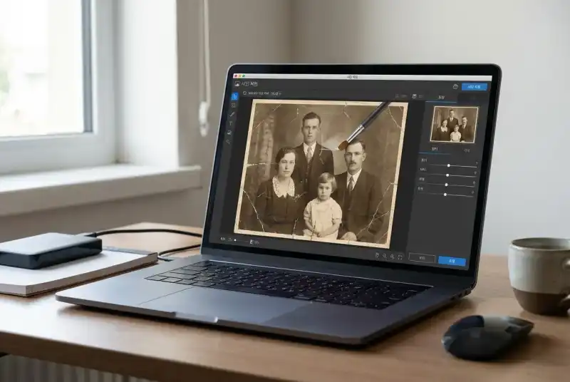 스마트폰으로 사진 스캔