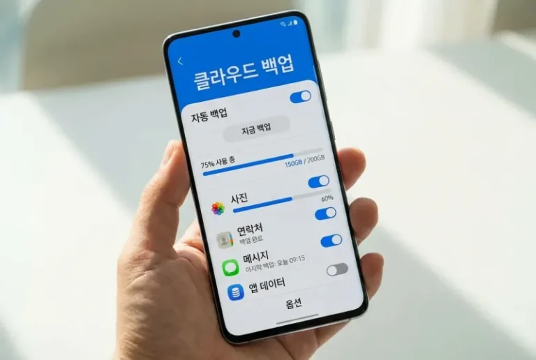 스마트폰 백업 제대로 하는 법? 데이터 손실 제로 완벽 가이드