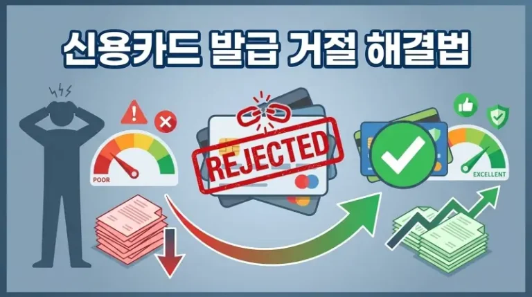 신용카드 발급 거절 3번 당한 뒤에야 알게 된 진짜 이유와 해결법