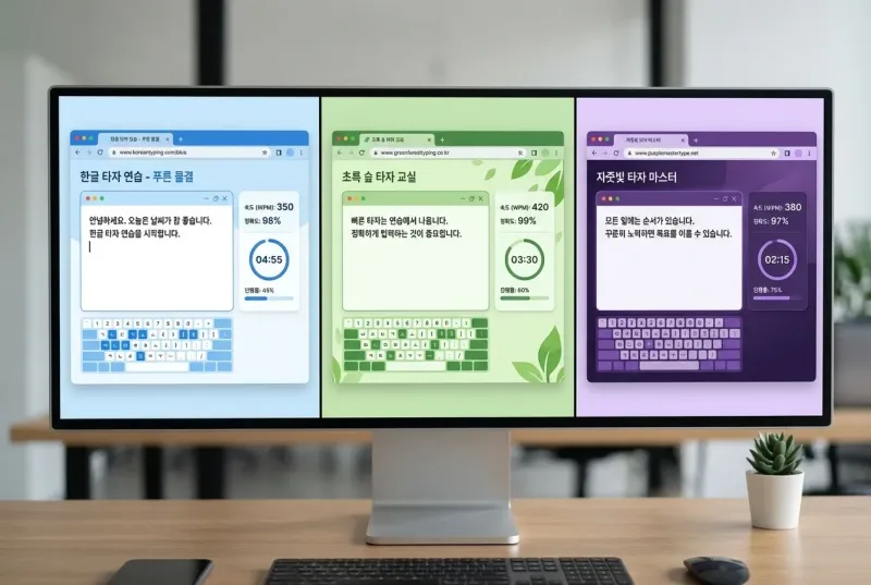 타자 연습 무료 사이트 실력 늘리는 곳 추천