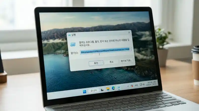 실행 대화상자