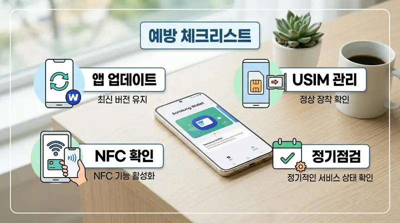 예방 체크리스트 인포그래픽